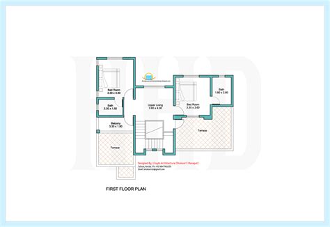 2000 Sq. feet contemporary villa plan and elevation | home