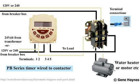 contactor wiring diagram ac unit timer wire diagram
