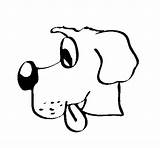 Dog Sticking Tongue Coloring Coloringcrew Gif sketch template