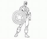Captain Superheroes Getdrawings sketch template