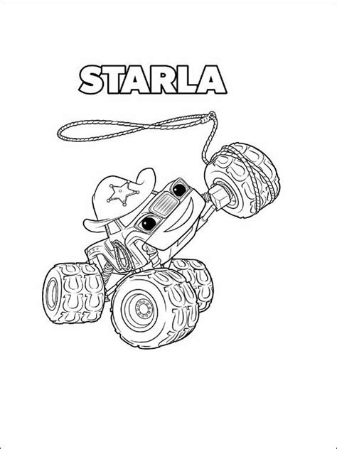 blaze   monster machines coloring pages  lego monster truck