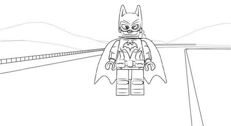 lego batgirl coloring page  lego super heroes dc universe batman