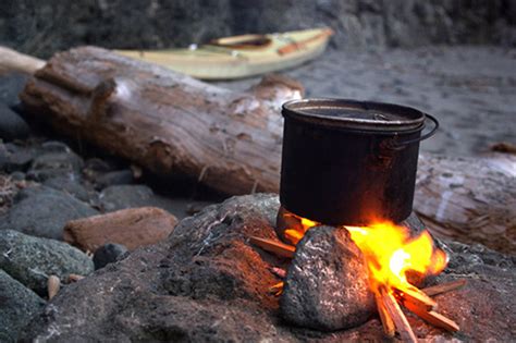 enjoy campfire flavors because food taste better outside