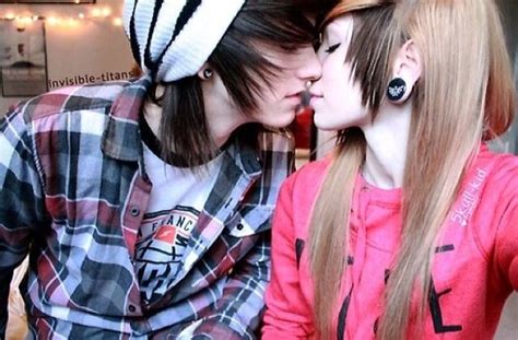 Scene Couple Cute Emo Couples Emo Love Emo Couples