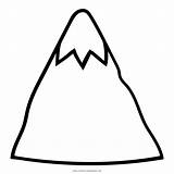 Montagna Berg Nevado Montaña Página Ultracoloringpages sketch template