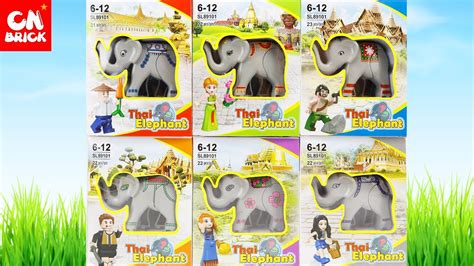 lego thai elephant sltoys sl lego  youtube