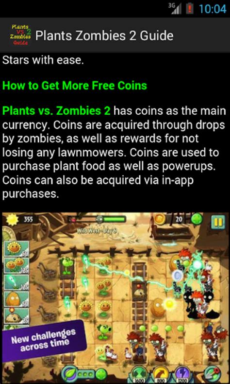guide tips  plants  zombies  amazoncouk appstore  android
