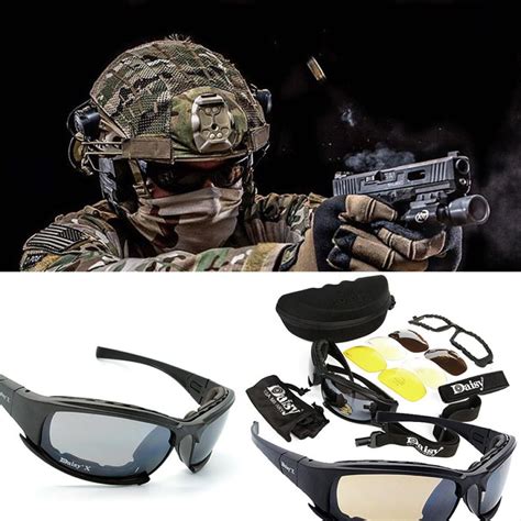 High Quality 4 Lens Kit Army Goggles Military Sunglasses Men S Outdoor