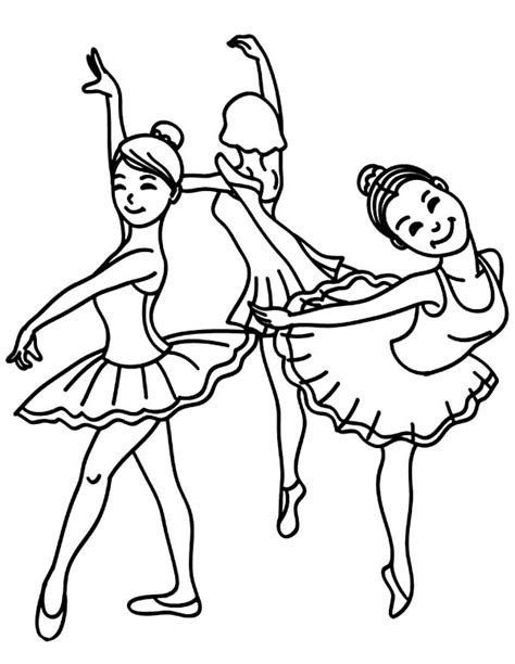 ballet ballerina coloring pages learny kids