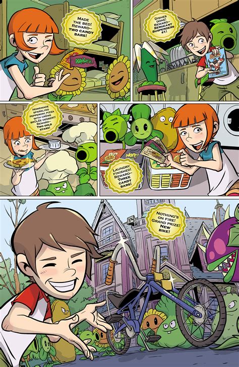 Plants Vs Zombies Grown Sweet Home Issue 5 Viewcomic