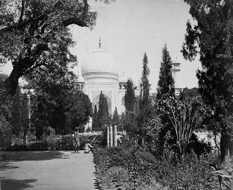 samuel bourne partial view of the mausoleum from the garden bagh i firdaus a im with