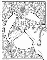 Coloring Pages Horses Horse Adult Adults Book Books Colouring Printable Sheets Beautiful Wild Animals Lovers Bilderna Om Print Choose Board sketch template
