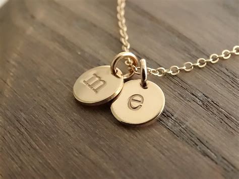 initial necklace gold custom initial personalized jewelry monogram