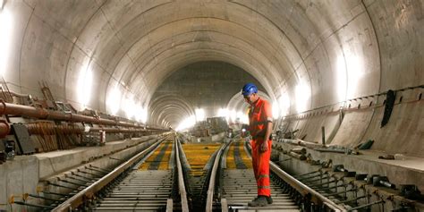 worlds longest tunnel completed business insider