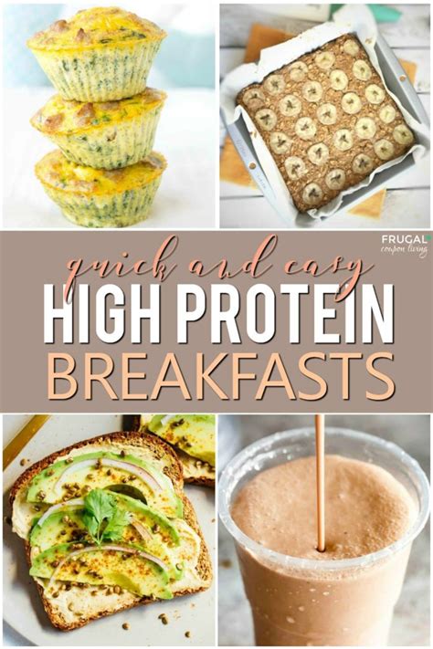 quick high protein breakfast recipes