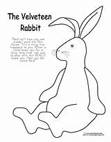 Rabbit Velveteen Coloring Pages Activities sketch template