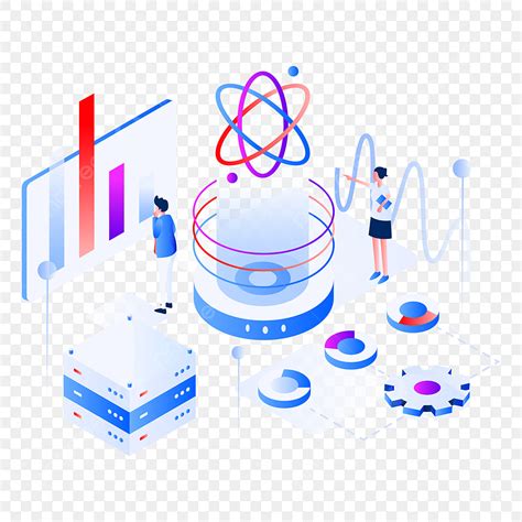data science isometric vector art png data science isometric illustration concept  web page
