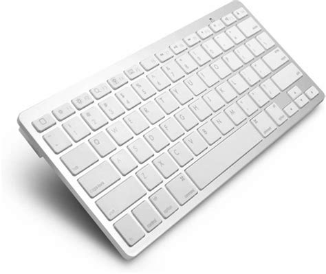 bolcom wireless bluetooth keyboard universeel draadloos qwerty toetsenbord wit merk icover