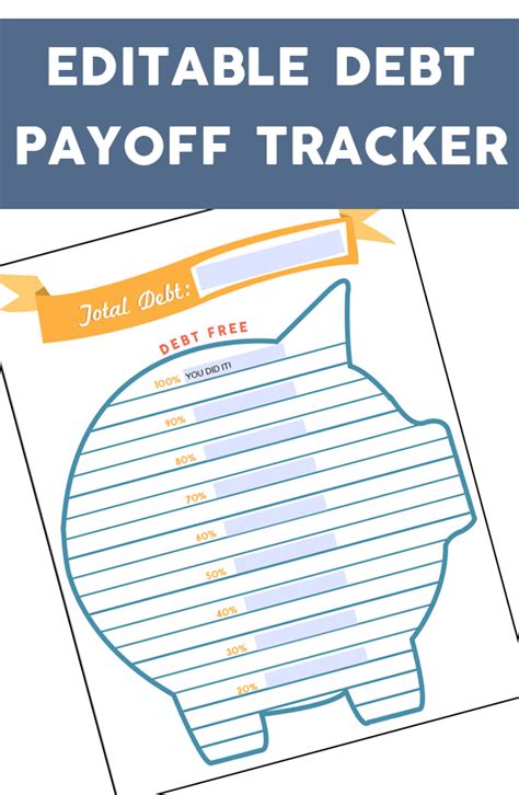 debt tracker printable  spreadsheet  beautiful home