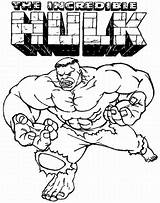 Hulk Pages Coloring Incredible Logo Cartoon Cartoons Template Printable Para She Getcolorings Kids sketch template