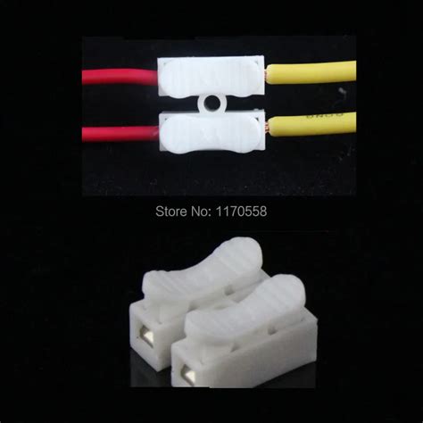 pcslot fast connecting terminal wire connector wiring connector row press type led lamp ch