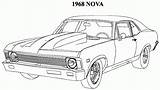 Coloring Pages Cars Car Muscle Classic Old Printable Nova Kids School Chevy Colouring Race Adult Drawings Sheets American Color Print sketch template