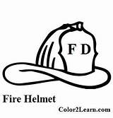 Fireman Fire Firefighter Helmet Sketchite sketch template
