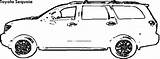 Sequoia Toyota Coloring Tundra Vs Sequioa Car Dimensions Designlooter Compare 192px 97kb sketch template
