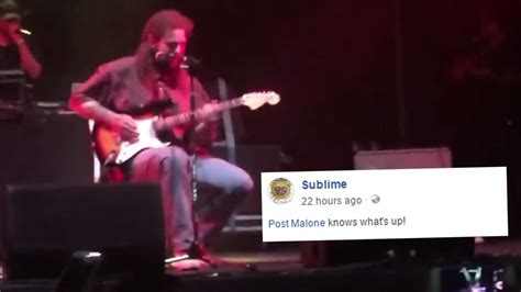 Sublime Share Video Of Post Malone Covering Their Song Santeria