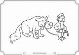 Wolf Peter Coloring Pages Printable Choose Board sketch template