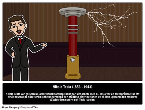 Nikola Tesla Biografi Tesla Coil Berömda Forskare