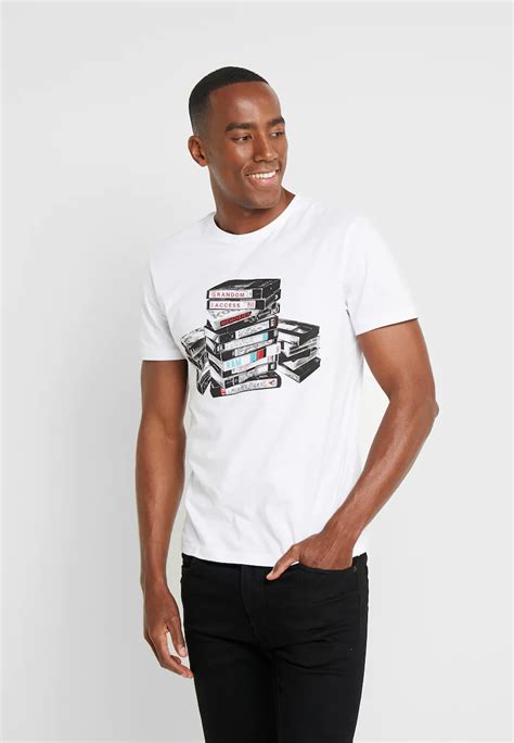 Pier One T Shirt Print White Zalando De Shirt Drucken Tshirt