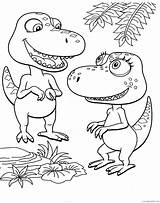 Buddy Coloring Pages Getcolorings Dinosaur Train Color sketch template