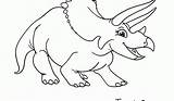 Triceratops Coloringhome sketch template