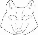 Wolf Strangers Mysterious Masks άρθρο από sketch template