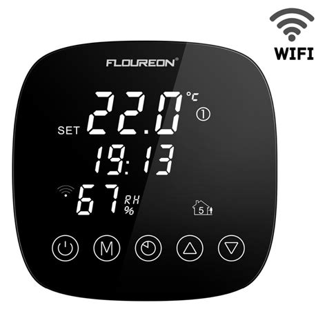 buy wifi thermostat digital touch screen programmable temperature control