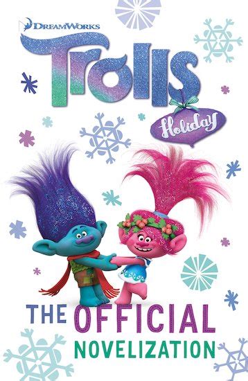 dreamworks trolls trolls holiday the official novelization