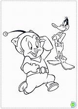 Coloring Daffy Duck Pages Popular sketch template