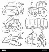 Trasporto Transportation Cartoni Caricature Animati Sauver sketch template