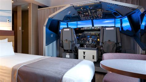 japanese hotel installs boeing  flight simulator  superior cockpit room hot prime news