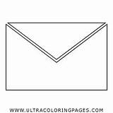 Envelope Colorir sketch template