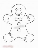 Biscotti Zenzero Gingerbread sketch template