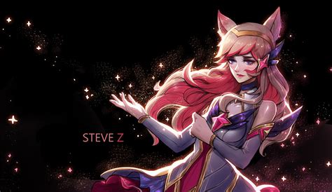 star guardian ahri wallpapers and fan arts league of legends lol stats