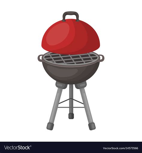 cartoon bbq grill