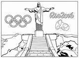 Rio Olympics Redeemer sketch template