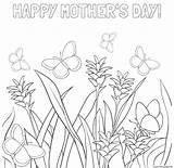 Coloring Meadow Pages Flowers Printable Popular sketch template