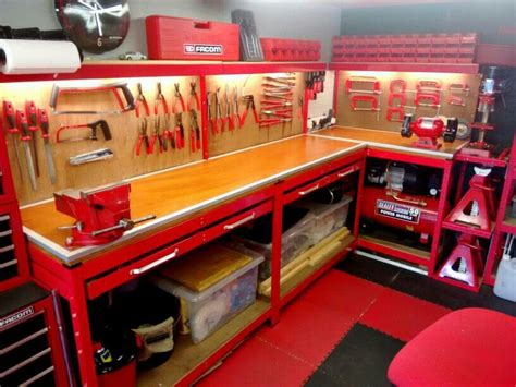 pin  chris lewis  tool organization garage work