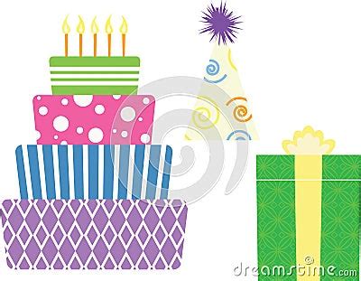 birthday symbols royalty  stock photo image