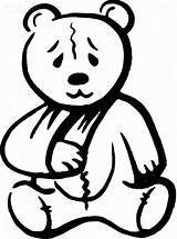 Arm Broken Clipart Bear Teddy Cliparts Poor Hurt Clip Drawn Library Broke Clipartbest Illustrations Favorites Add sketch template