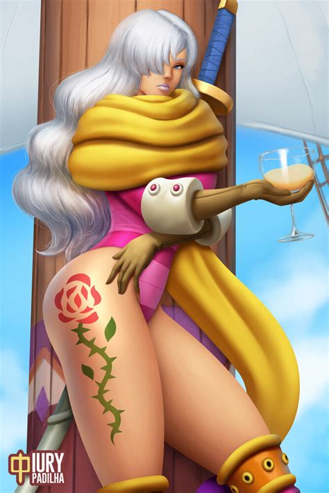 Charlotte Smoothie One Piece 1girl Ass Big Hair Blush Candy Food